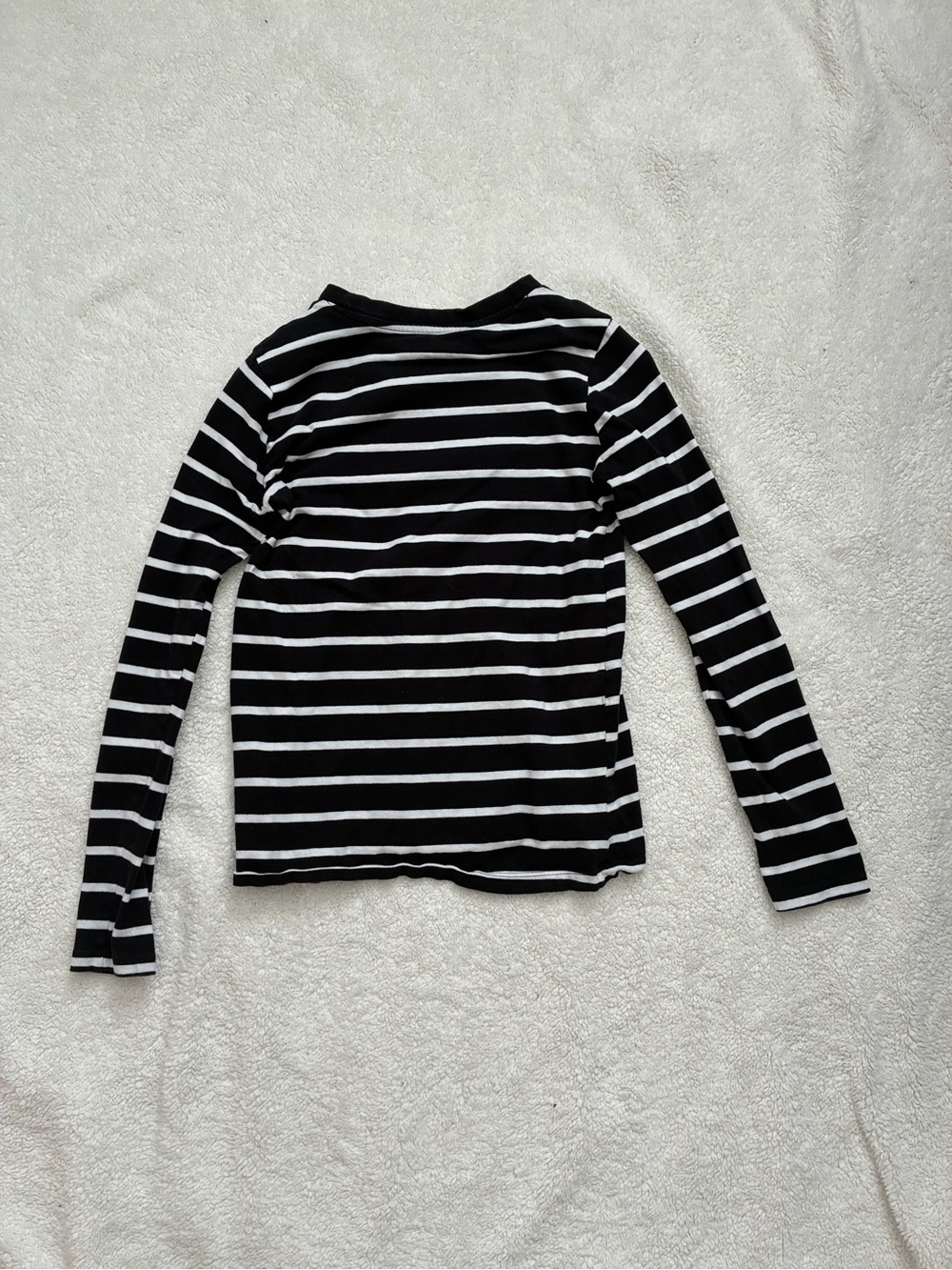 Primark Black & White Striped Long-Sleeve Tee